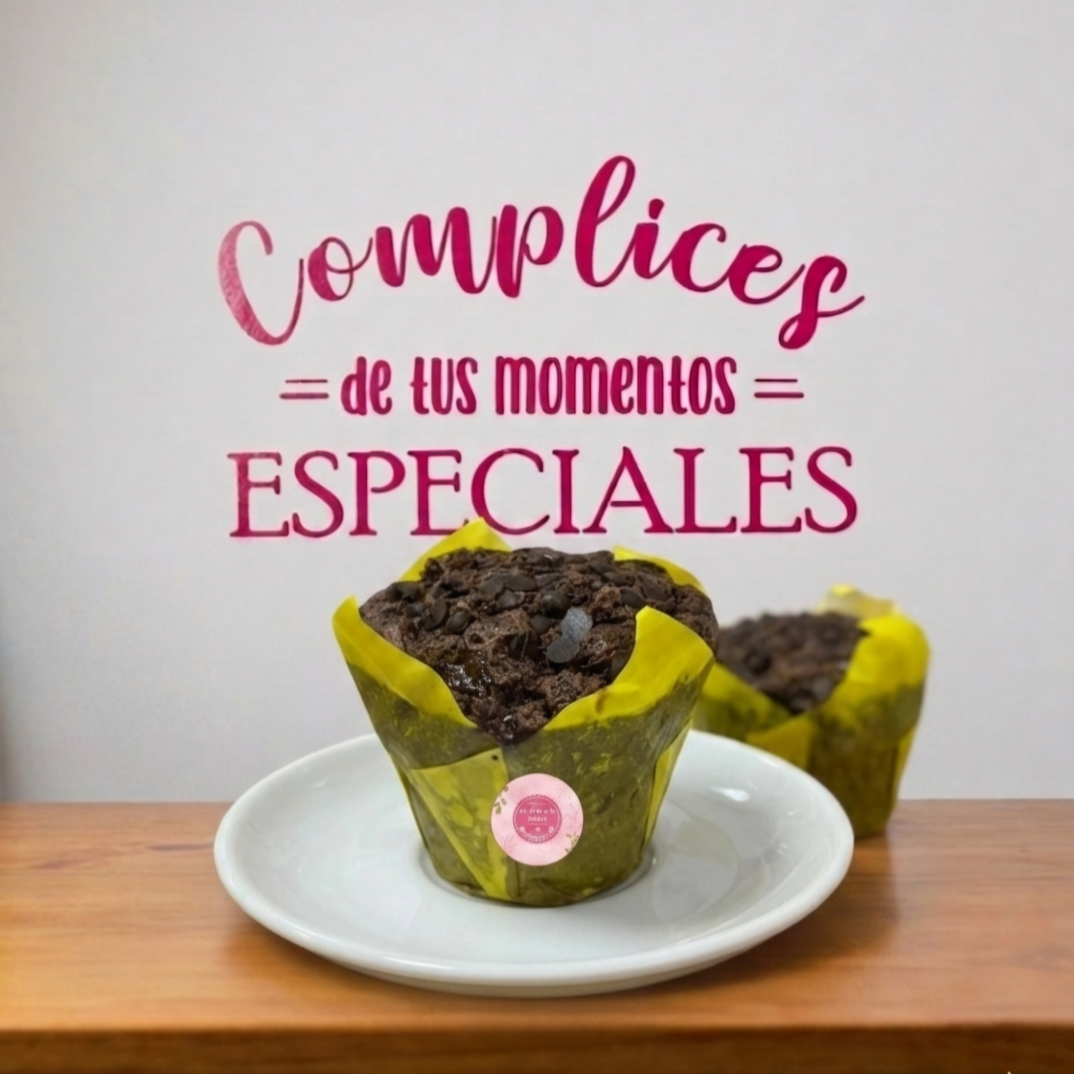 Muffin de chocolate c/chips